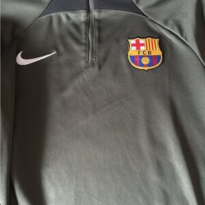 Nike Olive Green FCB Quarter-Zip Top